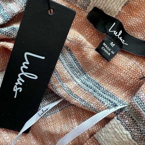 Lulus Linen babydoll dress NWT - Picture 15 of 16